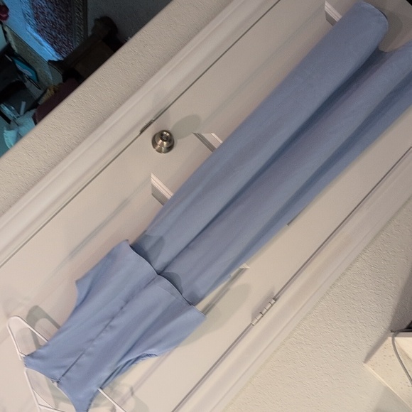 ASOS Light Periwinkle Blue Sleeveless Formal Prom Dress - Size 2 - Picture 7 of 10